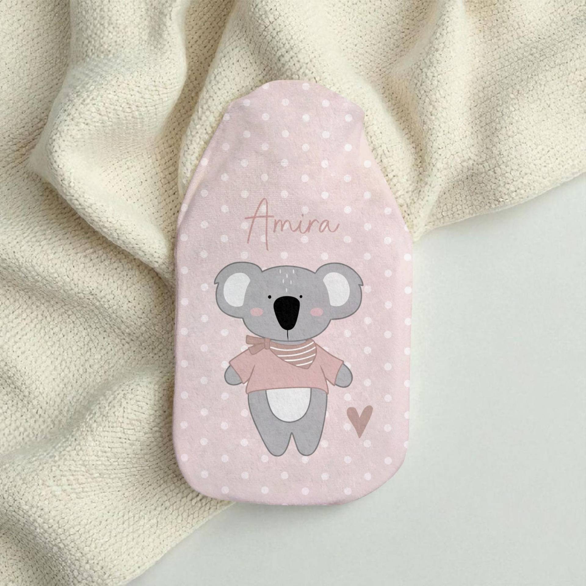 Wärmflasche Mit Namen Inkl. Kuscheligem Koala-Bezug, Kleine Aufmerksamkeit, Geschenkidee Weihnachten, Kinder, Wärmflaschenbezug von Etsy - xxxBESONDERSxxx