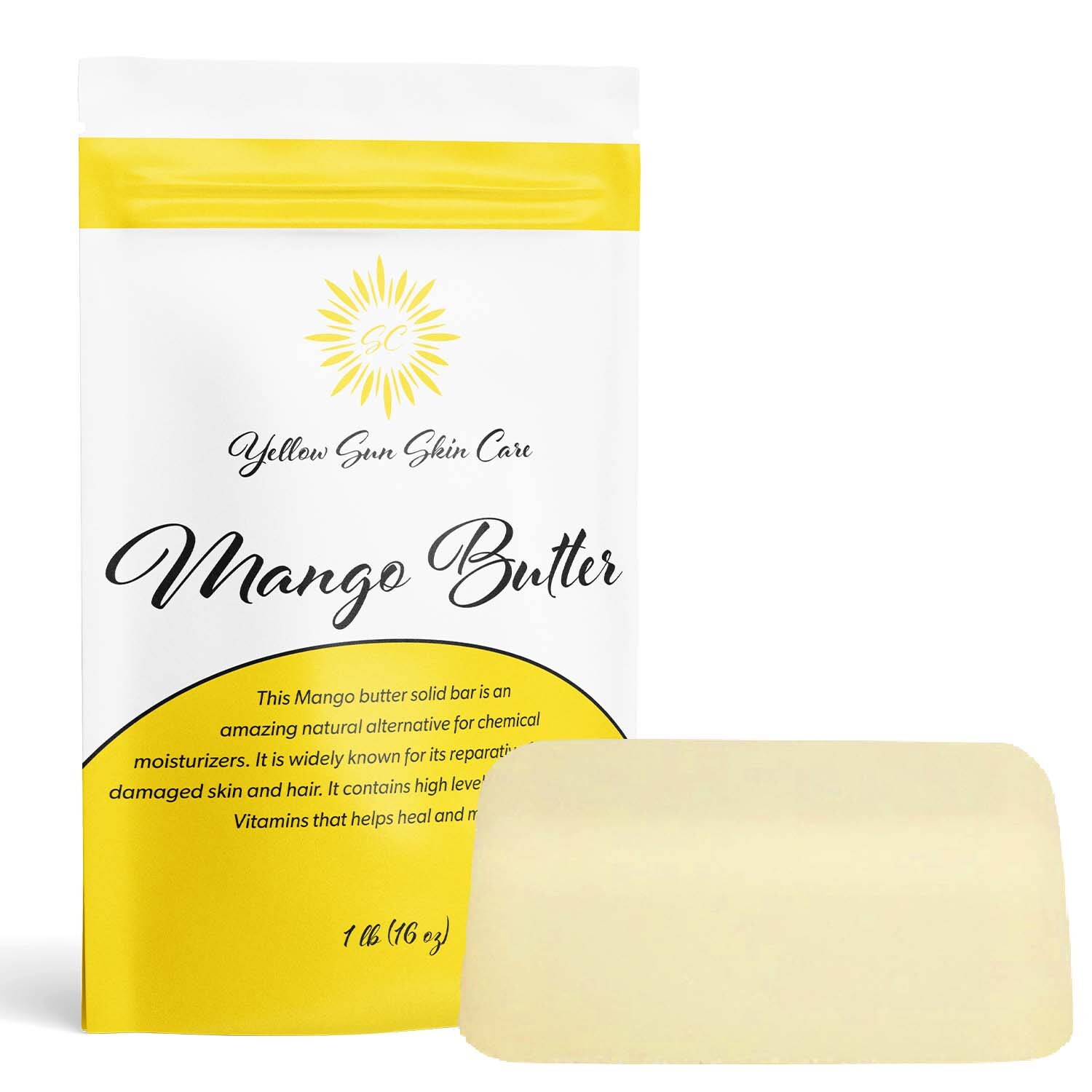 Mangobutter, Biologisch, Roh, Unraffiniert, Natürlich, Ideal Für Selbstgemachte Körperbutter, Lotionen, Cremes Und Mehr, 1 Pfund von Etsy - yellowsunskincare