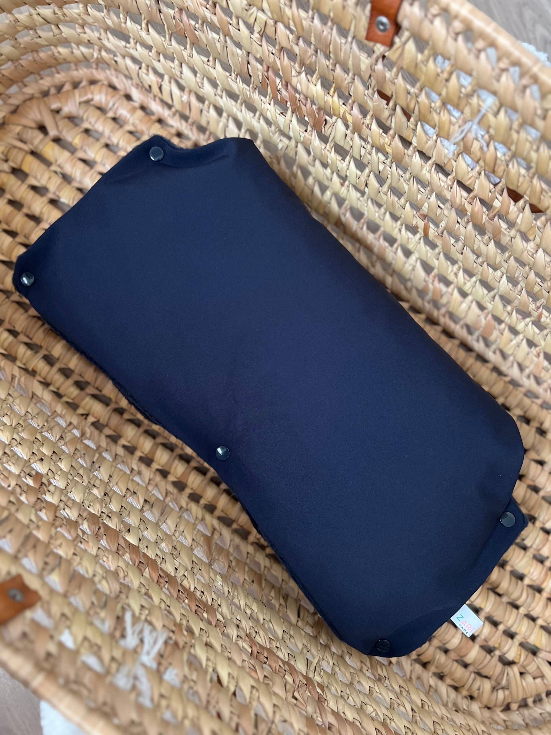 Kinderwagenmuff Wasserabweisend Dunkelblau von Etsy - zARTrosaDesign