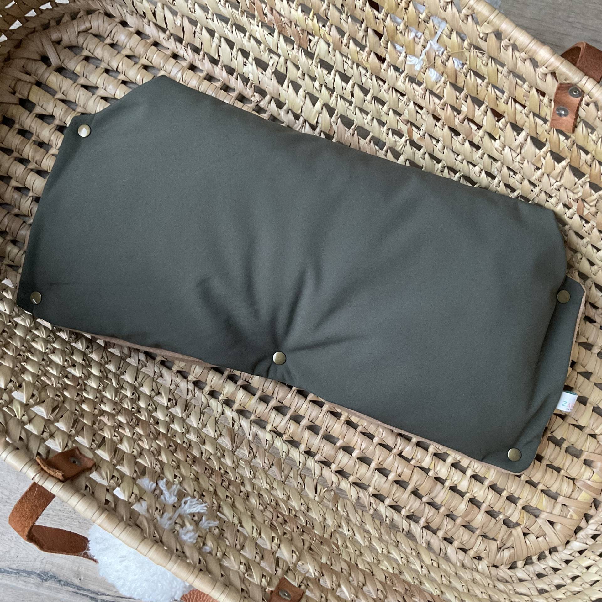 Kinderwagenmuff Wasserabweisend Khaki von Etsy - zARTrosaDesign
