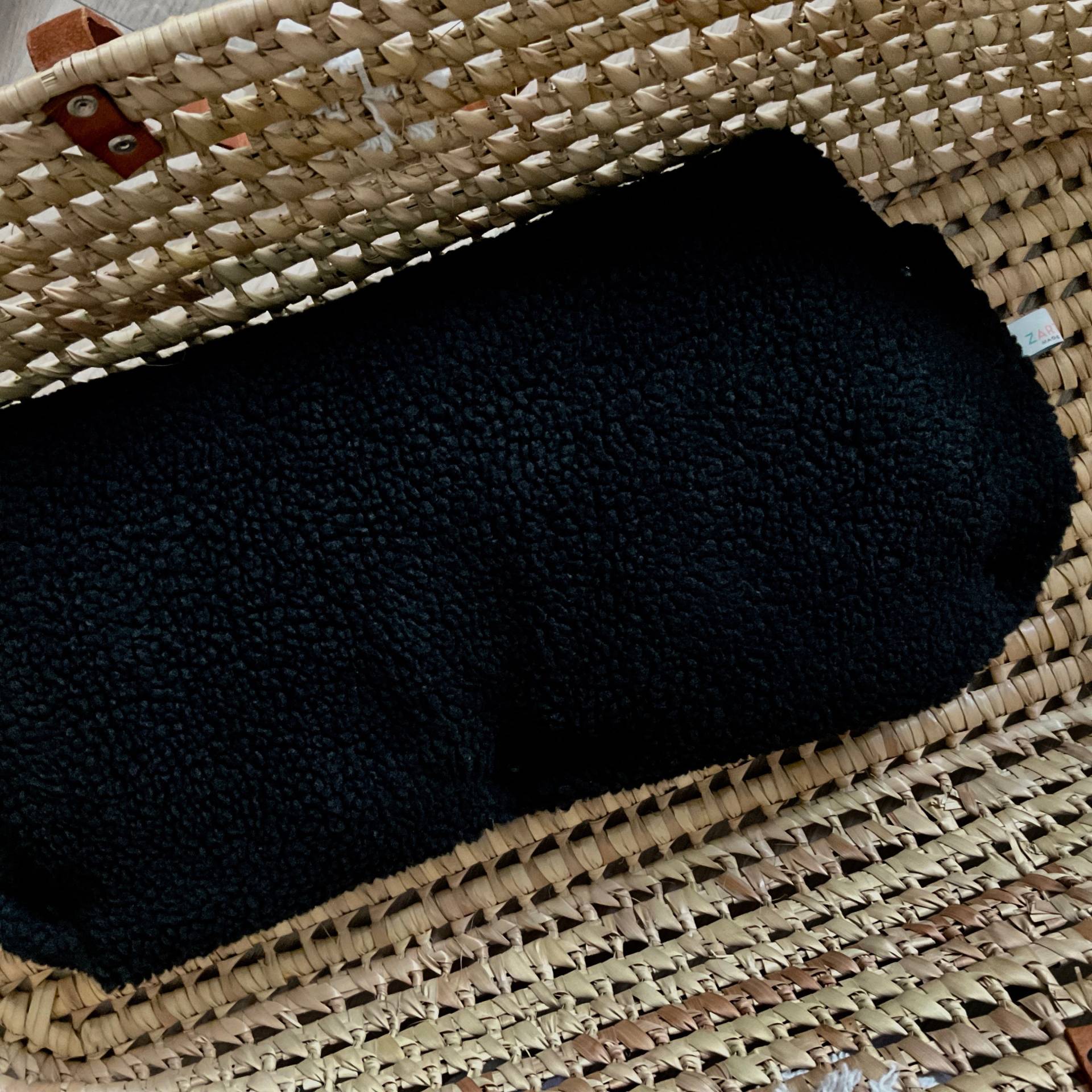 Kuscheliger Kinderwagenmuff Schwarz von Etsy - zARTrosaDesign