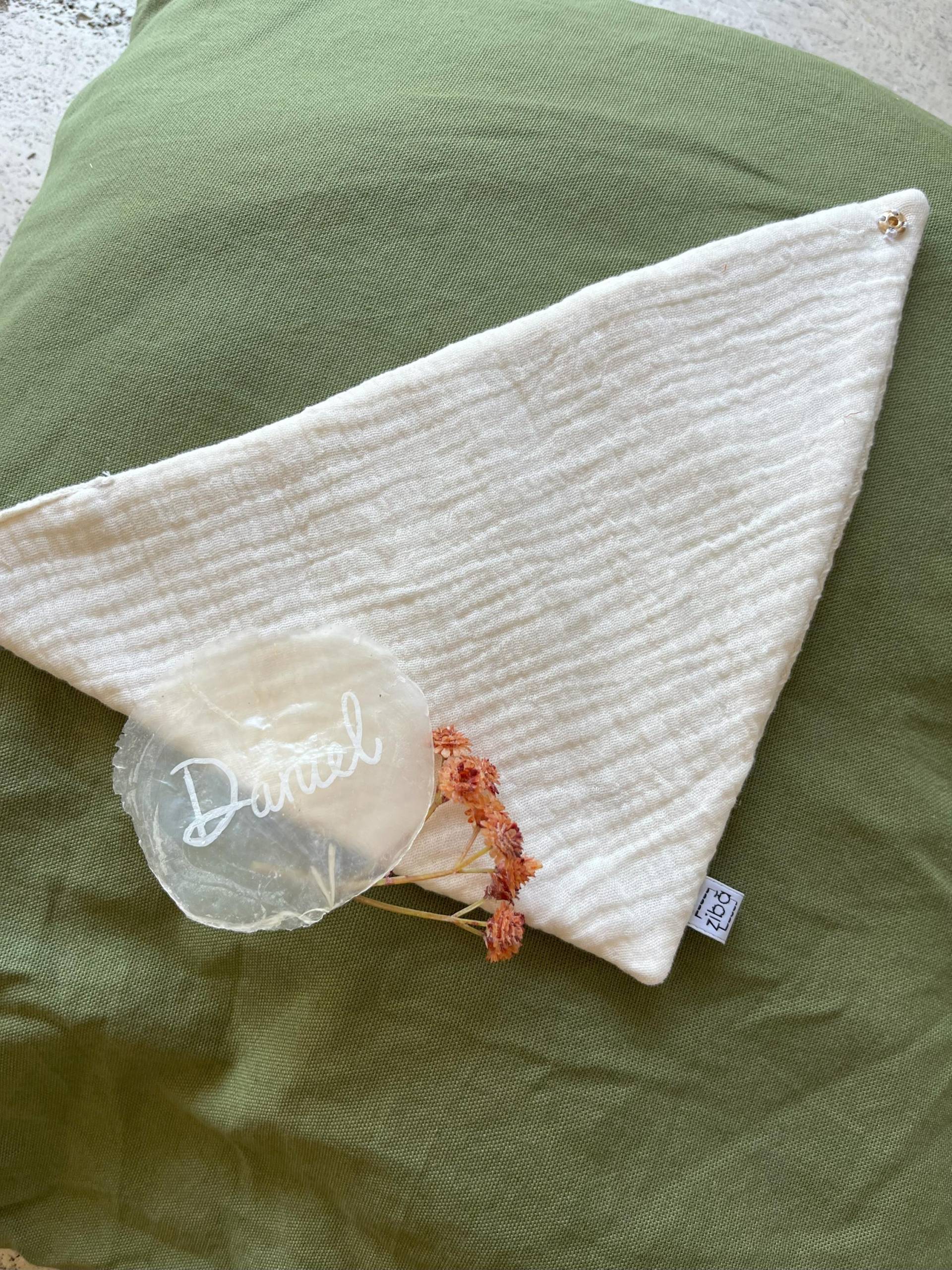 Babyhalstuch Personalisierbar Musselin Und Frottee I Wendebar von Etsy - zibahandmadegoods
