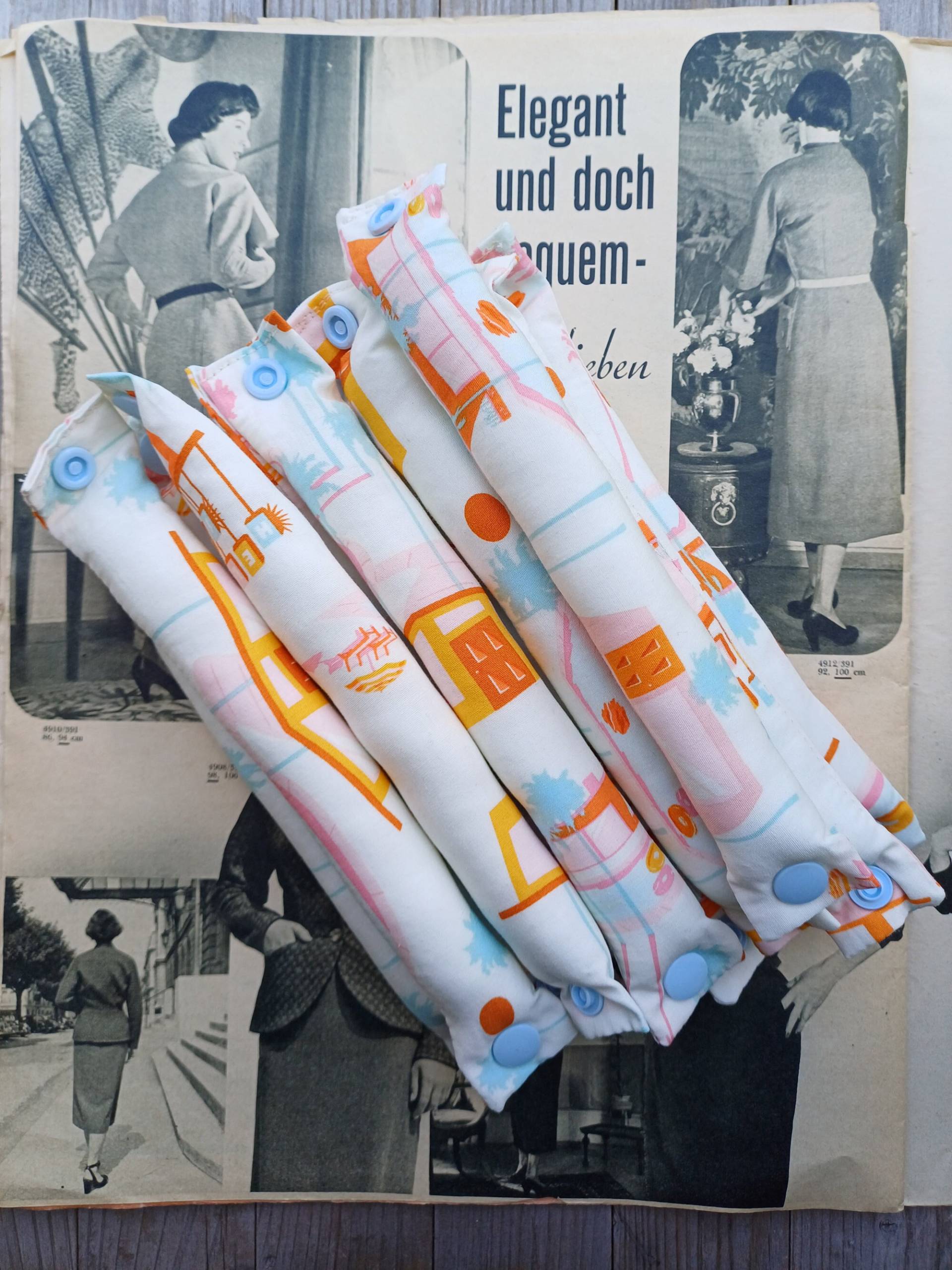 12Er Set Schlafwickler Mit Druckknopf Creme Mid Century Design/Lockenwickler Ohne Hitze Für Die Nacht Haarwickler 12Er Set Schlafwickler Mit Druckknopf Creme Mid Century Design/Lockenwickler Ohne Hitze Für Die Nacht Haarwickler von Etsy - zwoelftekojelinksDE