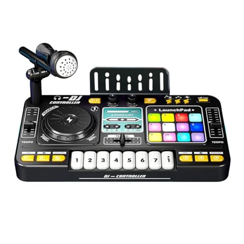 Etyrerre Kinder-Simulation Multifunktionaler DJ-Mixer Controller DJ-Player Musik-Unterhaltungs-Spielzeug von Etyrerre