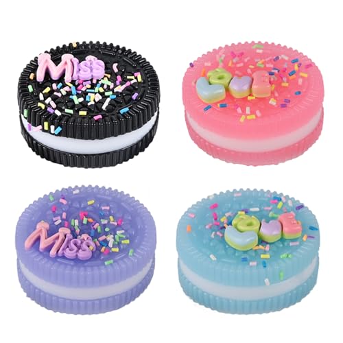 4 Stück Biscuit Stress Relief Toy, Taba Squishy, Soft Squeeze Biscuit Toys, Anti-Stress-Spielzeug, Squishy Kawaii, Fufu Squishy, Keks Stressabbauspielzeug, OCD Angst abbauen und Beruhigung 4 Stück Biscuit Stress Relief Toy, Taba Squishy, Soft Squeeze Biscuit Toys, Anti-Stress-Spielzeug, Squishy Kawaii, Fufu Squishy, Keks Stressabbauspielzeug, OCD Angst abbauen und Beruhigung von Euakee
