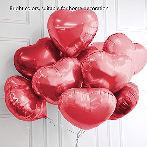 Eujgoov 10 Pcs 10 Zoll Herzförmige Aluminiumfolienballons, Farbenfrohe Party Hochzeitsgeburtstagsdekoration, Automatische Versiegelung, Langlebige, Romantische Atmosphäre, Hochwertiges, Langlebiges Eujgoov 10 Pcs 10 Zoll Herzförmige Aluminiumfolienballons, Farbenfrohe Party Hochzeitsgeburtstagsdekoration, Automatische Versiegelung, Langlebige, Romantische Atmosphäre, Hochwertiges, Langlebiges von Eujgoov