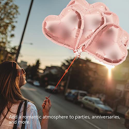 Eujgoov 10 Pcs 10 Zoll Herzförmige Aluminiumfolienballons, Farbenfrohe Party Hochzeitsgeburtstagsdekoration, Automatische Versiegelung, Langlebige, Romantische Atmosphäre, Hochwertiges, Langlebiges Eujgoov 10 Pcs 10 Zoll Herzförmige Aluminiumfolienballons, Farbenfrohe Party Hochzeitsgeburtstagsdekoration, Automatische Versiegelung, Langlebige, Romantische Atmosphäre, Hochwertiges, Langlebiges von Eujgoov