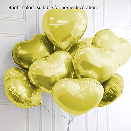 Eujgoov 10 Pcs 10 Zoll Herzförmige Aluminiumfolienballons, Farbenfrohe Party Hochzeitsgeburtstagsdekoration, Automatische Versiegelung, Langlebige, Romantische Atmosphäre, Hochwertiges, Langlebiges Eujgoov 10 Pcs 10 Zoll Herzförmige Aluminiumfolienballons, Farbenfrohe Party Hochzeitsgeburtstagsdekoration, Automatische Versiegelung, Langlebige, Romantische Atmosphäre, Hochwertiges, Langlebiges von Eujgoov