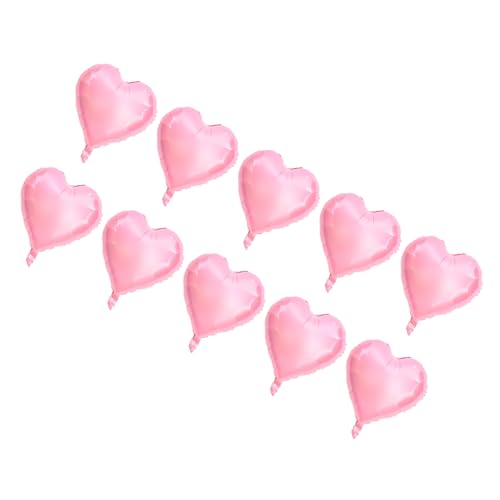 Eujgoov 10 Pcs 10 Zoll Herzförmige Aluminiumfolienballons, Farbenfrohe Party Hochzeitsgeburtstagsdekoration, Automatische Versiegelung, Langlebige, Romantische Atmosphäre, Hochwertiges, Langlebiges Eujgoov 10 Pcs 10 Zoll Herzförmige Aluminiumfolienballons, Farbenfrohe Party Hochzeitsgeburtstagsdekoration, Automatische Versiegelung, Langlebige, Romantische Atmosphäre, Hochwertiges, Langlebiges von Eujgoov