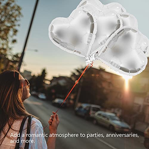 Eujgoov 10 Pcs 10 Zoll Herzförmige Aluminiumfolienballons, Farbenfrohe Party Hochzeitsgeburtstagsdekoration, Automatische Versiegelung, Langlebige, Romantische Atmosphäre, Hochwertiges, Langlebiges Eujgoov 10 Pcs 10 Zoll Herzförmige Aluminiumfolienballons, Farbenfrohe Party Hochzeitsgeburtstagsdekoration, Automatische Versiegelung, Langlebige, Romantische Atmosphäre, Hochwertiges, Langlebiges von Eujgoov