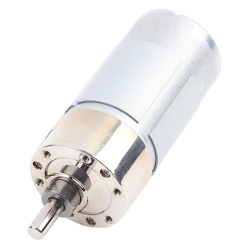 Eujgoov 37GB555 DC12V 15W 500 U/min, Mikro-Getriebemotor, Hohe Drehzahl des Elektromotors, Untersetzungsgetriebe, Ausgangswelle, Getriebemotor, Getriebe von Eujgoov