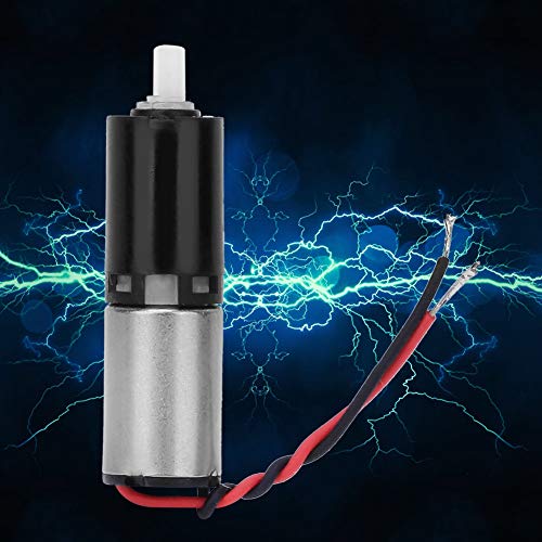 Eujgoov 6 Mm DC 3 V 120 U/min Getriebemotor, Immersetzungsmotor, Hohes Drehmoment, Mikrogeschwindigkeit-Tuntersetzungsgetgetriebemotor (Stufe 3) von Eujgoov