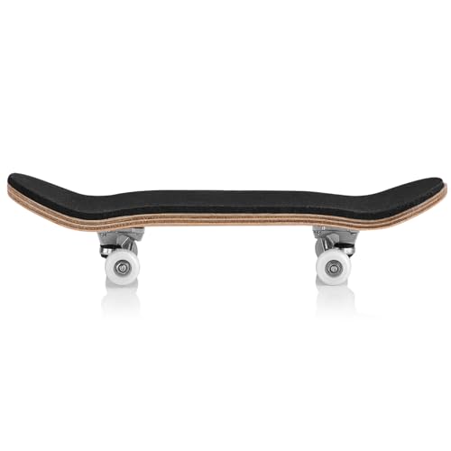 Eujgoov Finger-Skateboards aus Holzlegierung Reduzieren den Druck für Kindergeschenke. Ahorn-Griffbretter mit Box (White) von Eujgoov