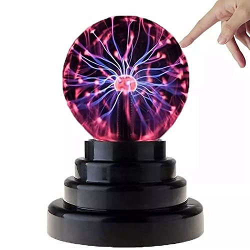 Eujgoov Magic Plasma Globe 3 Zoll Touch Sensitive USB Powered Ball Desk für Wohnkulturpartys von Eujgoov