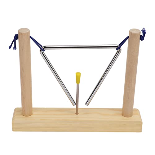 Eujgoov Percussion Instruments Handdreieck für Innendekoration, Einfach mit Stürmer zu Spielen, Ideal für Bühnenaufführungen Eujgoov Percussion Instruments Handdreieck für Innendekoration, Einfach mit Stürmer zu Spielen, Ideal für Bühnenaufführungen von Eujgoov