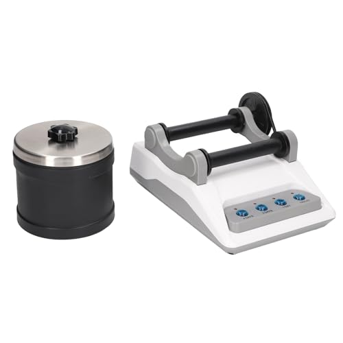 Eujgoov Rock Tumbler Kit, Rockpoliermaschine Rock Tumbler Gegenk Elektische Spielzug MIT Groben Edelsteinen Polierkörnern für Erwachsae 100-240 V (EU-Stecker) von Eujgoov