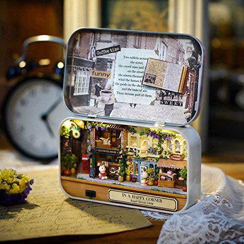 Miniatur-Puppenhaus, Miniatur-Puppenhaus, DIY-Puppenhaus, Elegant, Praktisch, Schön, Ausgezeichnet, Lustig, Handgefertigt, für, Als Desktop-Ornament für Geburtstagsfreundinnen Miniatur-Puppenhaus, Miniatur-Puppenhaus, DIY-Puppenhaus, Elegant, Praktisch, Schön, Ausgezeichnet, Lustig, Handgefertigt, für, Als Desktop-Ornament für Geburtstagsfreundinnen von Eujgoov