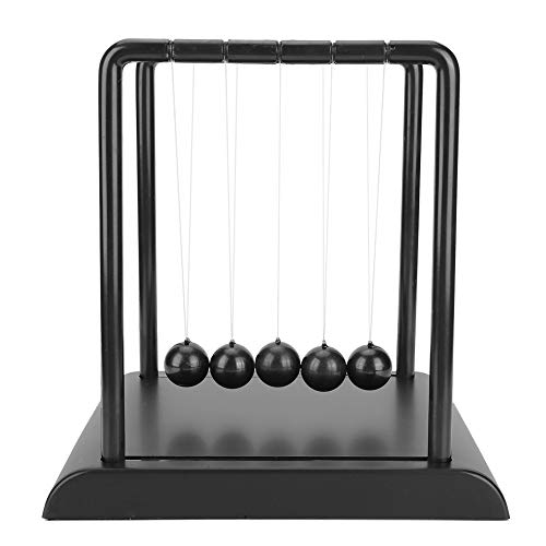Newton's Cradle Balance Balls Physik Wissenschaft Pendel Ornamente Schreibtischdekorationen Schwarzer Holzsockel Newton's Cradle Balance Balls Physik Wissenschaft Pendel Ornamente Schreibtischdekorationen Schwarzer Holzsockel von Eujgoov