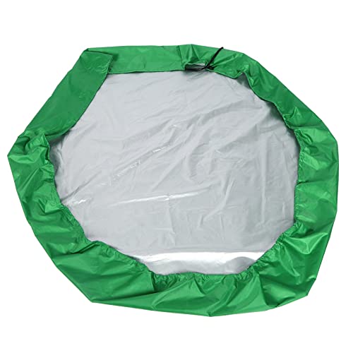 Schneesichere Sandkastenabdeckung, Frostschutz, Sonnenschutz, Sandkasten-Überdachung, 190T silberbeschichteter Polyester-TAFT (140 x 110 x 20 cm) von Eujgoov