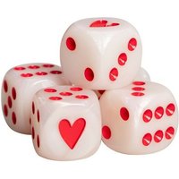 Würfelset Perlmutt Rot Würfelset Perlmutt Rot von Eulenschnitt