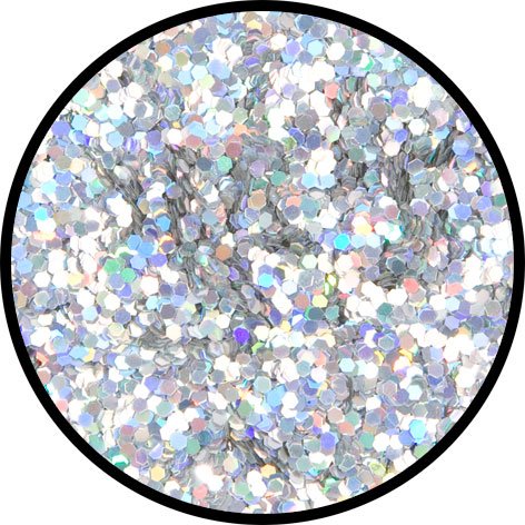 Eulenspiegel 902189 - Silber-Juwel (grob), hologr. 2g Glitzer von Eulenspiegel