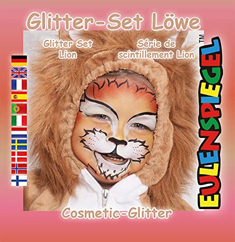 Eulenspiegel 908082 - Schmink-Set Glitzer Löwe, Glitter-Set, für Karneval, Mottoparty Eulenspiegel 908082 - Schmink-Set Glitzer Löwe, Glitter-Set, für Karneval, Mottoparty von Eulenspiegel