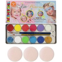 EULENSPIEGEL Schminkpalette Eisprinzessin 17 Teile Metalletui von Eulenspiegel
