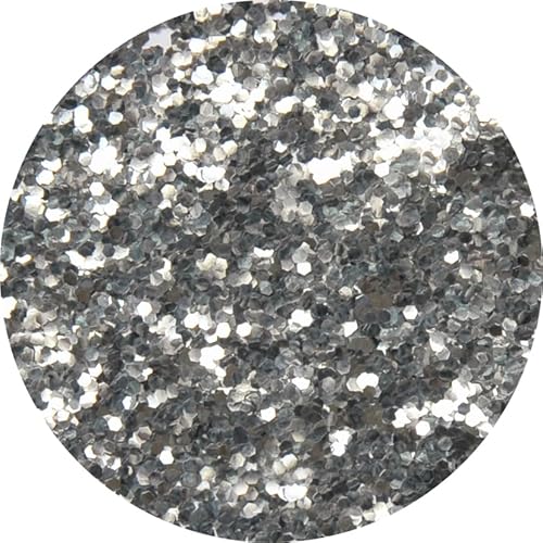 Eulenspiegel 907412 - Bio Glitter Silber, grob, 6 g, biologisch abbaubar, Glitzer für Gesicht & Körper Eulenspiegel 907412 - Bio Glitter Silber, grob, 6 g, biologisch abbaubar, Glitzer für Gesicht & Körper von Eulenspiegel