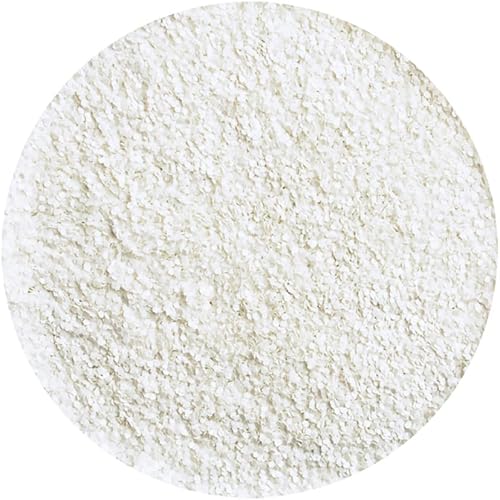 Eulenspiegel 907641 - Bio Glitter Schneeweiß, 6 g, biologisch abbaubar, Glitzer für Gesicht & Körper von Eulenspiegel