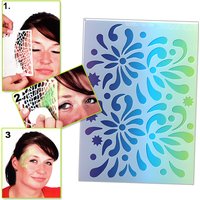 Profi Schminkschablone - Blumenmotiv, flexibel, wiederverwendbar Profi Schminkschablone - Blumenmotiv, flexibel, wiederverwendbar von Eulenspiegel