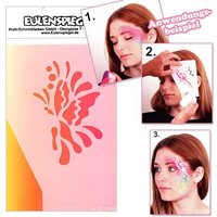 Profi Schminkschablone - Schmetterling, flexibel, wiederverwendbar Profi Schminkschablone - Schmetterling, flexibel, wiederverwendbar von Eulenspiegel