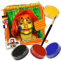 Schminkset Honigbiene für Kinder mit Schminkfarben und Pinsel im Set Schminkset Honigbiene für Kinder mit Schminkfarben und Pinsel im Set von Eulenspiegel