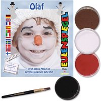 Schminkset Olaf, 4 Farben, 1 Pinsel, Anleitung Schminkset Olaf, 4 Farben, 1 Pinsel, Anleitung von Eulenspiegel