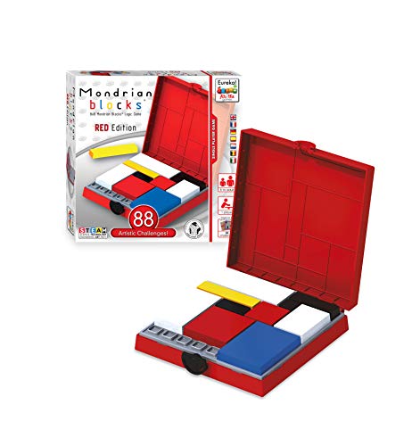 Ah!Ha Mondrian Blocks - Red Edition von Eureka Ah!Ha Games