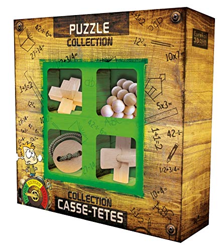 Eureka 52473366 - Holzpuzzle-Set Junior 4-teilig von GIGAMIC