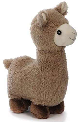 Euro Souvenirs Alpaka Lama 27 cm, Plüschlama, Kuscheltier in Beige oder Braun (Braun) von Euro Souvenirs