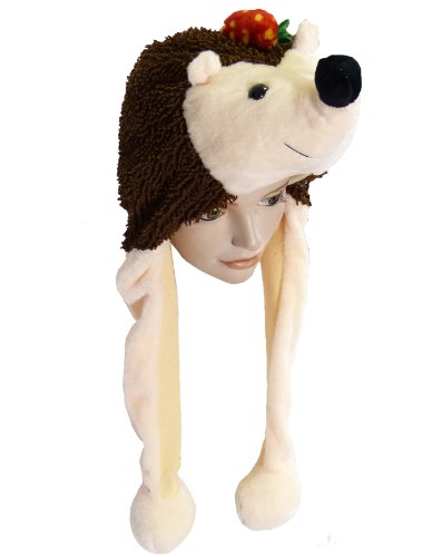 Euro Souvenirs Plüschmütze Igel - Braun, Unisex-Erwachsene, Weihnachten Euro Souvenirs Plüschmütze Igel - Braun, Unisex-Erwachsene, Weihnachten von Guoml