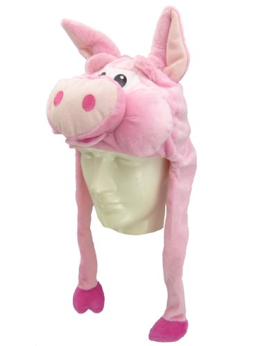 Euro Souvenirs Plüsch Mütze Schwein 55 cm von Euro Souvenirs