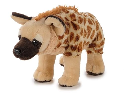 Euro Souvenirs Plüschtier Hyäne 34 cm, Kuscheltiere Stofftiere Afrika Tier Tiere Zootiere Tüpfelhyäne von Guoml