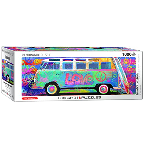 EuroGraphics 1000 Teile Panorama - Love Bus 6010-5549 mehrfarbig von EuroGraphics