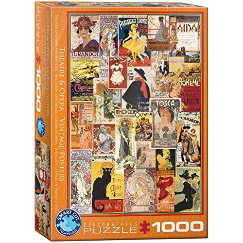 Eurographics 1000 Teile - Oper Theater Vintage Collage von EuroGraphics