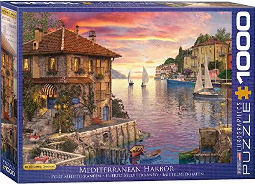 EuroGraphics 15.240–2.443,5 cm Mediterraner Hafen Puzzle (1000 Teile) 6000-0962 von EuroGraphics