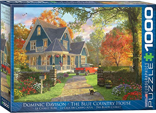 EuroGraphics 15.240–2.484,1 cm The Blue Country House Puzzle (1000 Teile), 6000-0978 von EuroGraphics