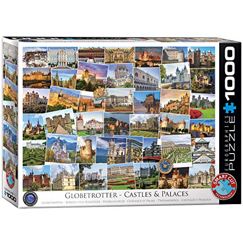 EuroGraphics 6000-0762 Puzzle Globetrotter Schlösser und Paläste, 48x68cm von EuroGraphics