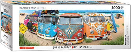 VW Bus - Kombination (Puzzle): Panorama-Puzzle, 1000 von EuroGraphics