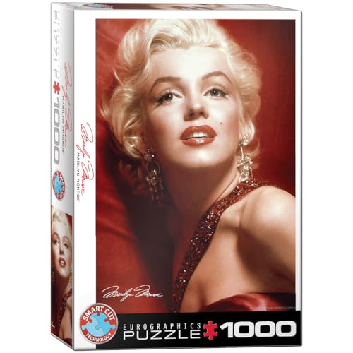 Marilyn Monroe Red Portrait von Sam Shaw, 1000-teiliges Puzzle von EuroGraphics