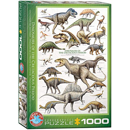 Eurographics 1000 Teile - Dinosaurier der Kreidezeit, 48x68cm von EuroGraphics