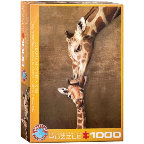 Eurographics 1000 Teile - GiraffenmuTerkuss, EUROPZ-0301, Mehrfarbig von EuroGraphics