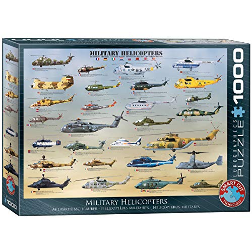 Eurographics 1000 Teile - Militärhelikopter, 48x68cm von EuroGraphics