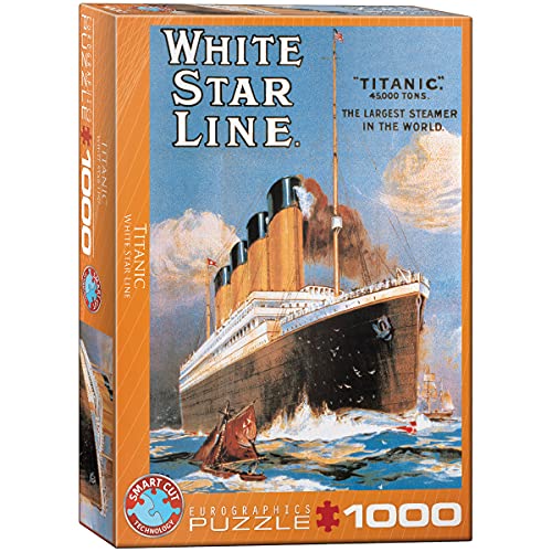 Eurographics 1000 Teile - Titanic White Star Line von EuroGraphics